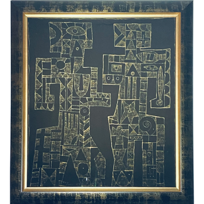 Jose Gurvich | COUPLE, 1953 | Aliejus, acetatas, 99x86 (120x107)