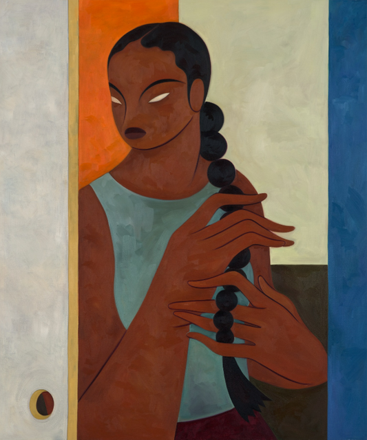 Hilda Palafox (Mexico) | Momento II, 2021 | Oil on canvas, 120x110