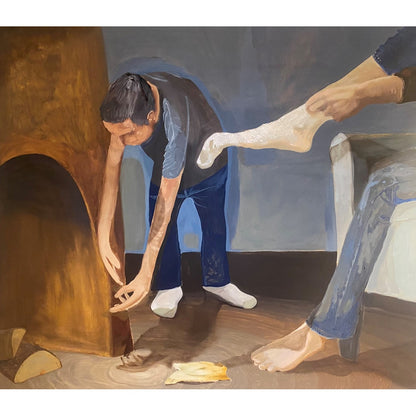 Jesse Chapman (b. 1974, USA) | The Play, 2006 | Oil on canvas, 101x119