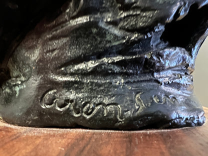 David Aronson | The Violinist | Bronze, 27x19.5x17.5