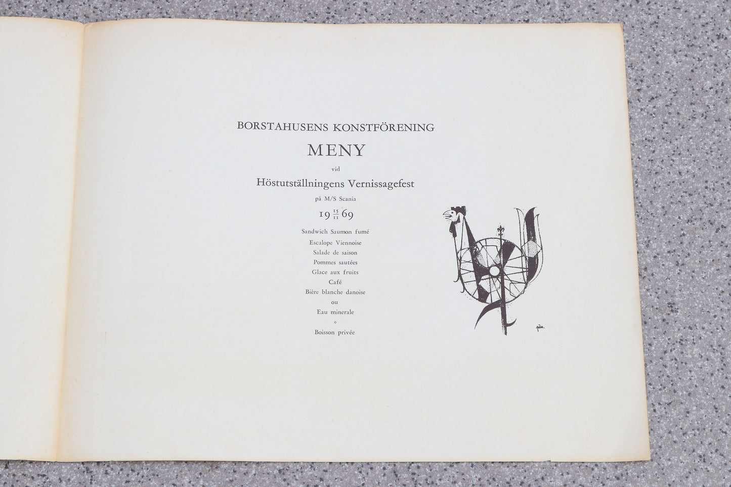 Vytautas Kasiulis | Žvejys su laimikiu, 1969 | Litografija, 24x29 (27x33)