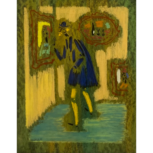 Vytautas Kasiulis | Parodoje | Pastelė popierius, 65x50 (88x73)