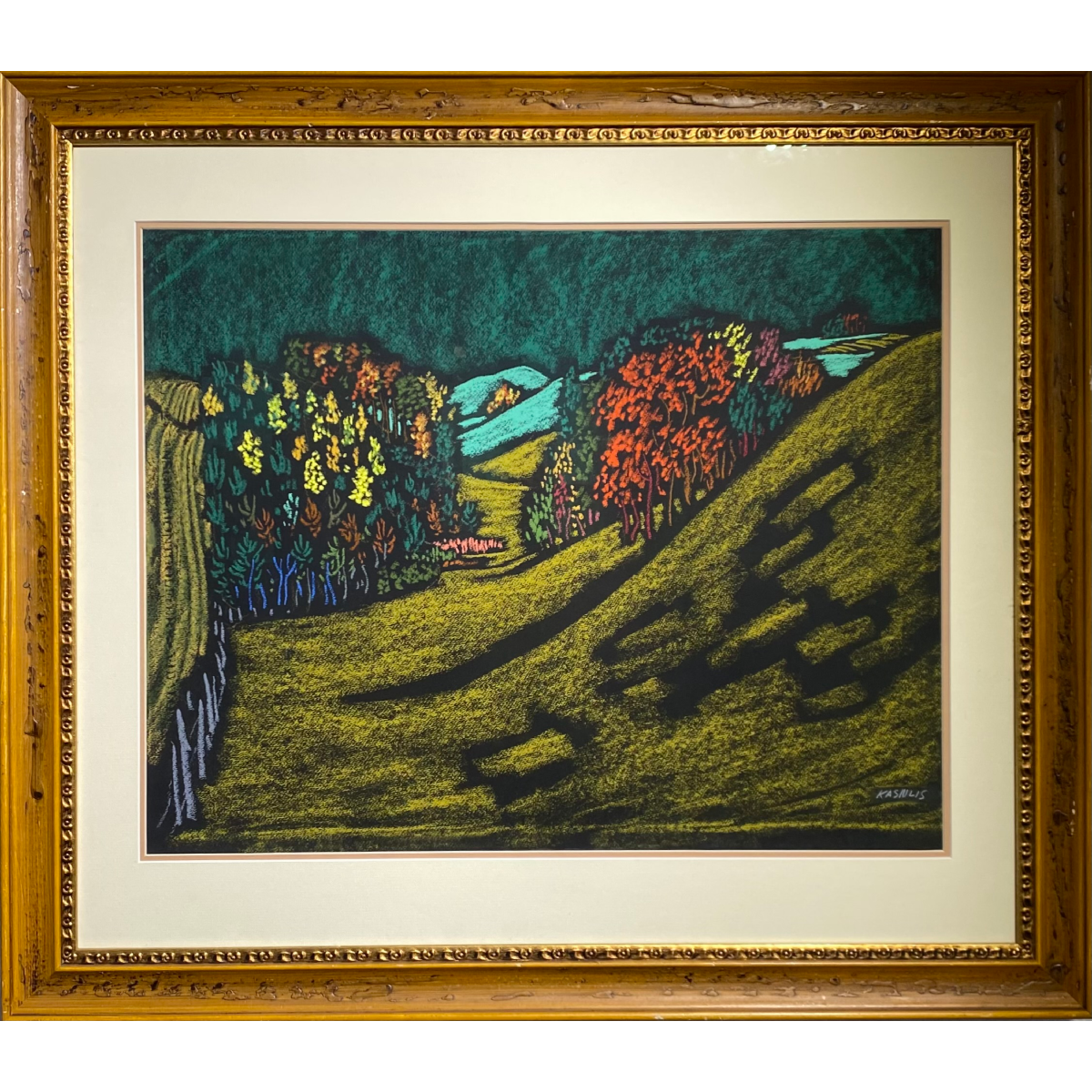 Vytautas KASIULIS | Landscape | Pastel, paper, 50x65
