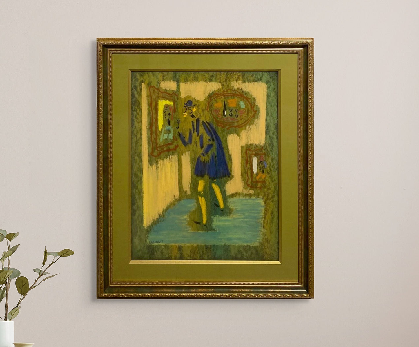 Vytautas Kasiulis | Parodoje | Pastelė popierius, 65x50 (88x73)