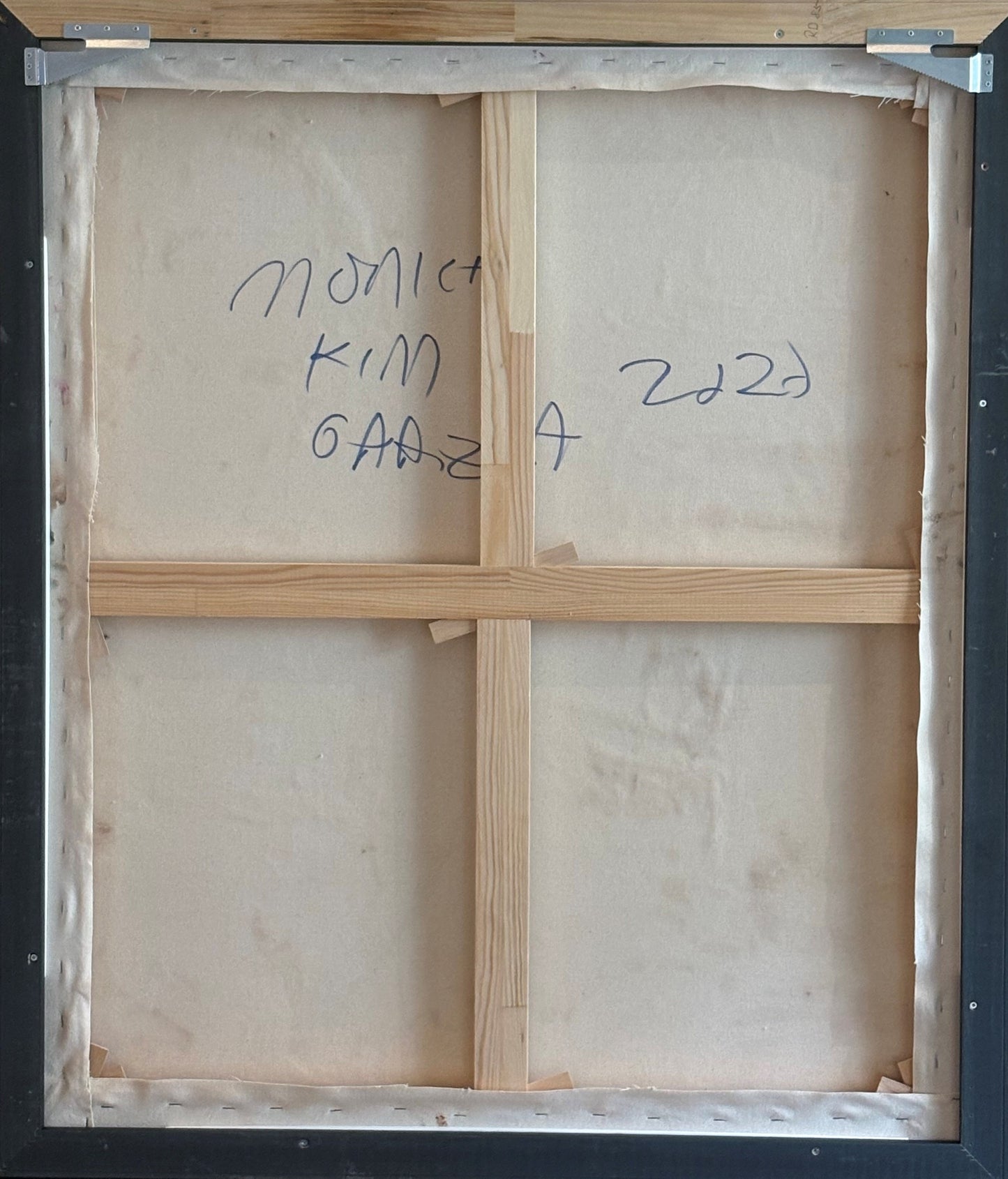 Monica Kim Garza (JAV) | Jogging Partner, 2020 | Aliejus, drobė, 102x86