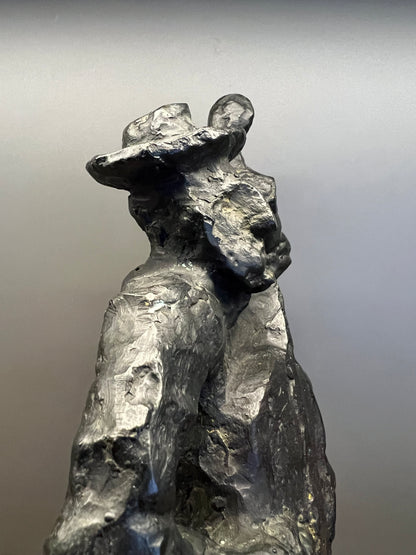 Emmanuel Mane-Katz | Kontrabosininkas | Bronza, 1/7, 28.5x16.5x9