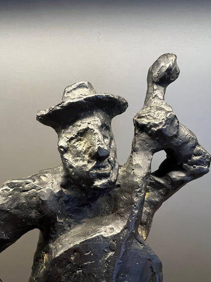 Emmanuel Mane-Katz | Kontrabosininkas | Bronza, 1/7, 28.5x16.5x9