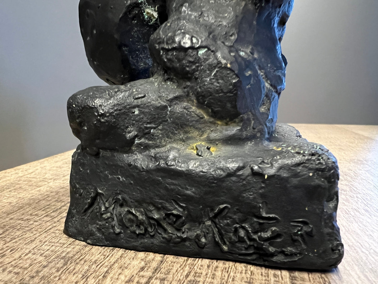 Emmanuel Mane-Katz | Kontrabosininkas | Bronza, 1/7, 28.5x16.5x9