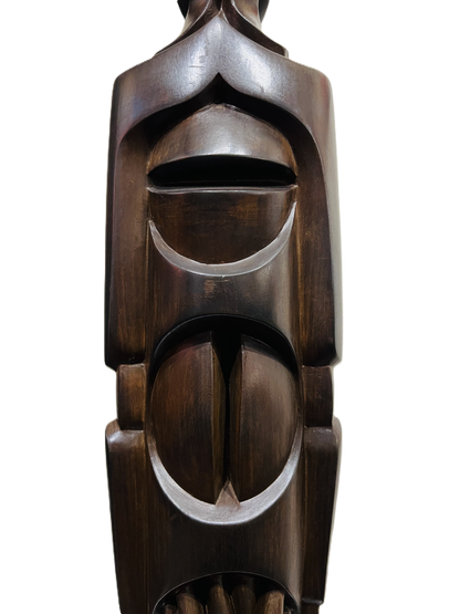 Pierre Dedieu (1928-2013, France) | Grande figure drapée | Wood, 64.5x11x7