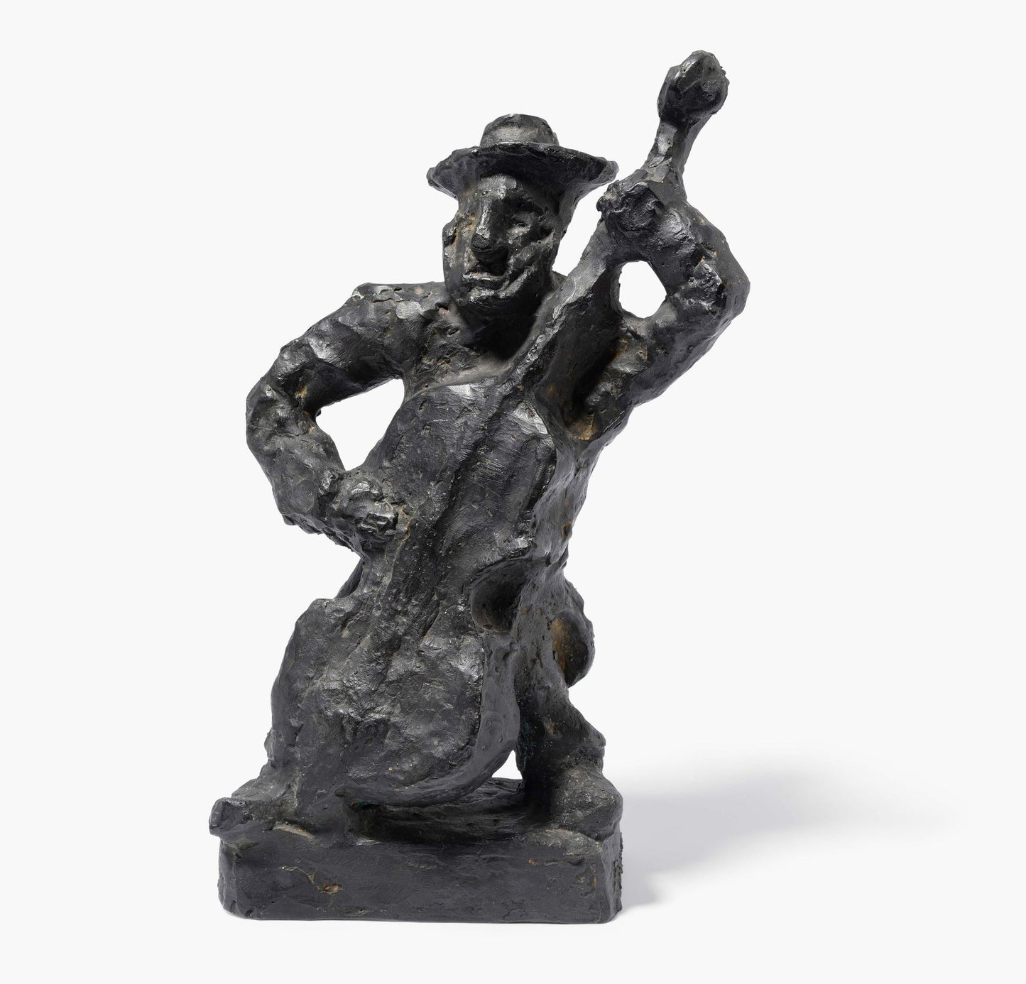 Emmanuel Mane-Katz | Kontrabosininkas | Bronza, 1/7, 28.5x16.5x9