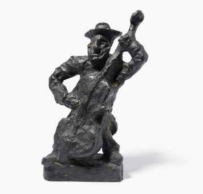 Emmanuel Mane-Katz | Kontrabosininkas | Bronza, 1/7, 28.5x16.5x9