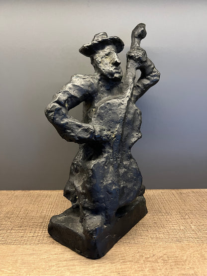 Emmanuel Mane-Katz | Kontrabosininkas | Bronza, 1/7, 28.5x16.5x9