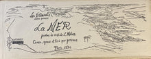 Load image into Gallery viewer, Pranas Gailius&lt;br&gt;Dailininko knyga dėžutėje La Mer / Jūra, 1970&lt;br&gt;linoraižiniai, reljefas, 21x55