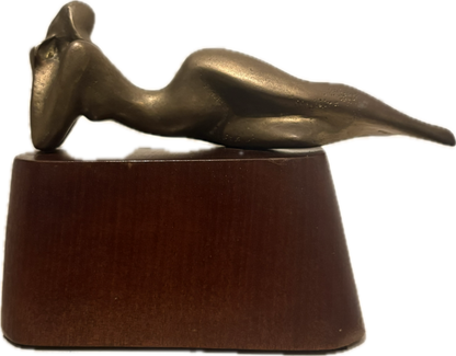 Vaclovas Krutinis | Gulinti, 2004 | Bronza, medis, H:19