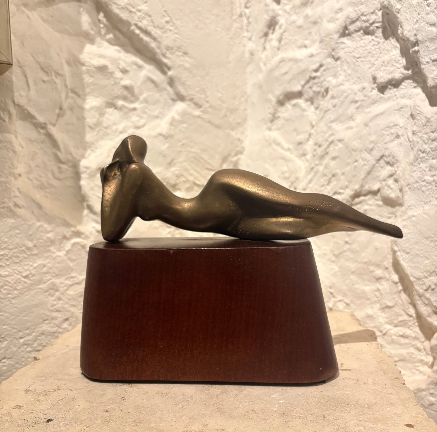 Vaclovas Krutinis | Gulinti, 2004 | Bronza, medis, H:19