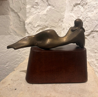 Vaclovas Krutinis | Gulinti, 2004 | Bronza, medis, H:19