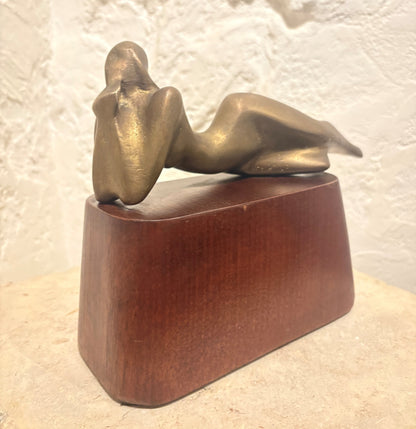 Vaclovas Krutinis | Gulinti, 2004 | Bronza, medis, H:19