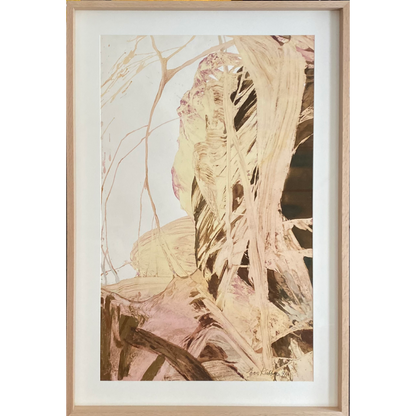 Eva Kubbos | REZERVUOTA | Gums, 1991 | Akvarelė, popierius, 104x65 (120x82)