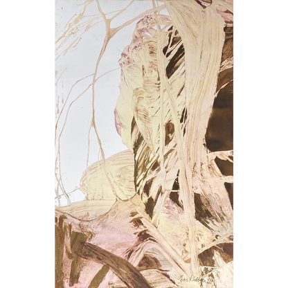 Eva Kubbos | REZERVUOTA | Gums, 1991 | Akvarelė, popierius, 104x65 (120x82)