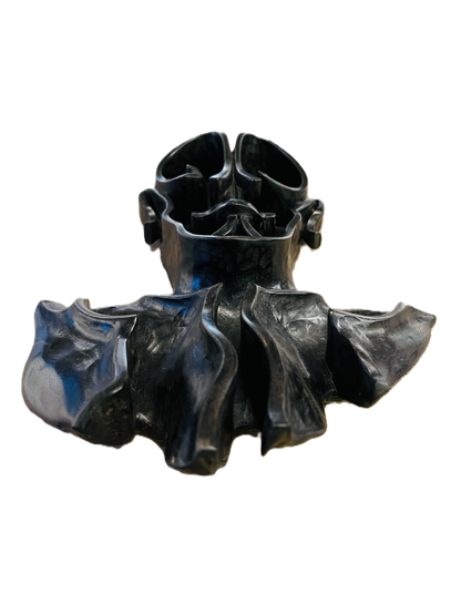 Pierre Dedieu (1928-2013, Prancūzija) | Kaukė su laimingu veidu, 1962 | Medis, 36.5x24.5x5.5