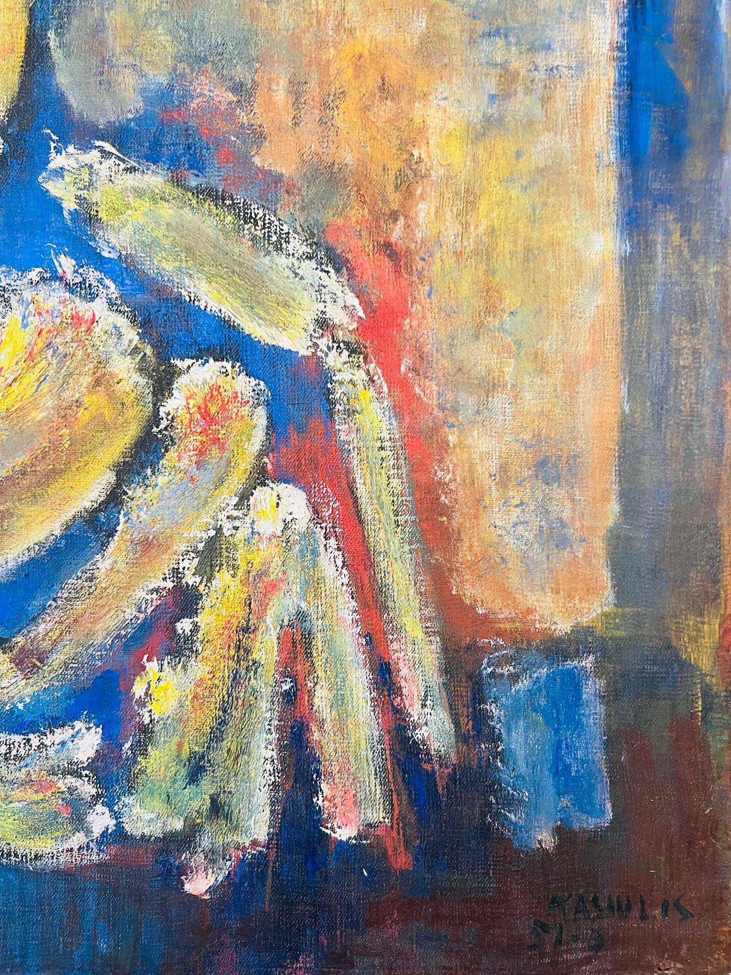 Vytautas Kasiulis | Motina su vaiku, 1951 | Aliejus, drobė, 65x54