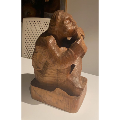 Antanas Mončys | Dūdorius, 1948 | Medis, H: 48
