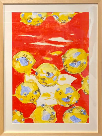 Vilmantas Marcinkevičius | Faces of Friends I Never Met III, 2006 | Lithograph, 58x41 (71x53)