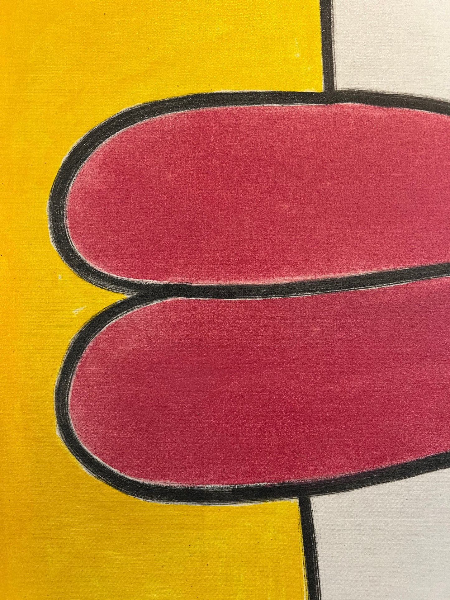 Thierry Noir (France) | Rainer am Strand, 1993 | Acrylic on canvas, 88.5x60.3 (100.5x72)