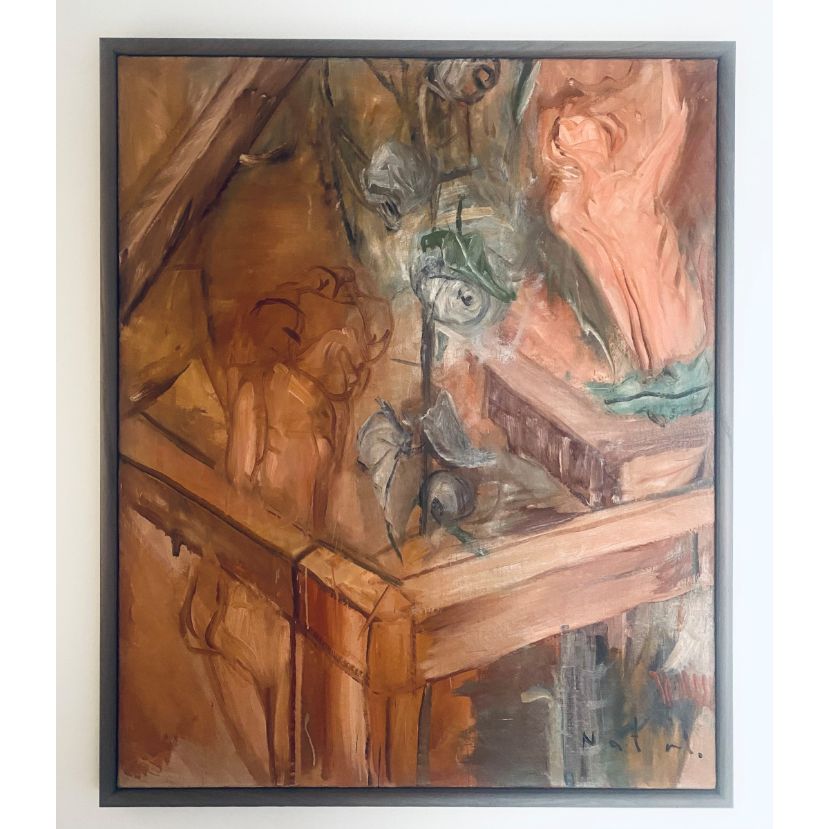 Henrikas Natalevičius | Attic, 2009 | Oil on canvas, 110x90 (115x95)