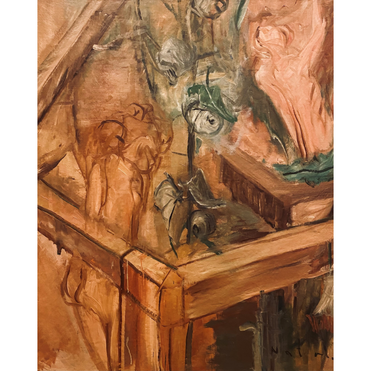 Henrikas Natalevičius | Attic, 2009 | Oil on canvas, 110x90 (115x95)