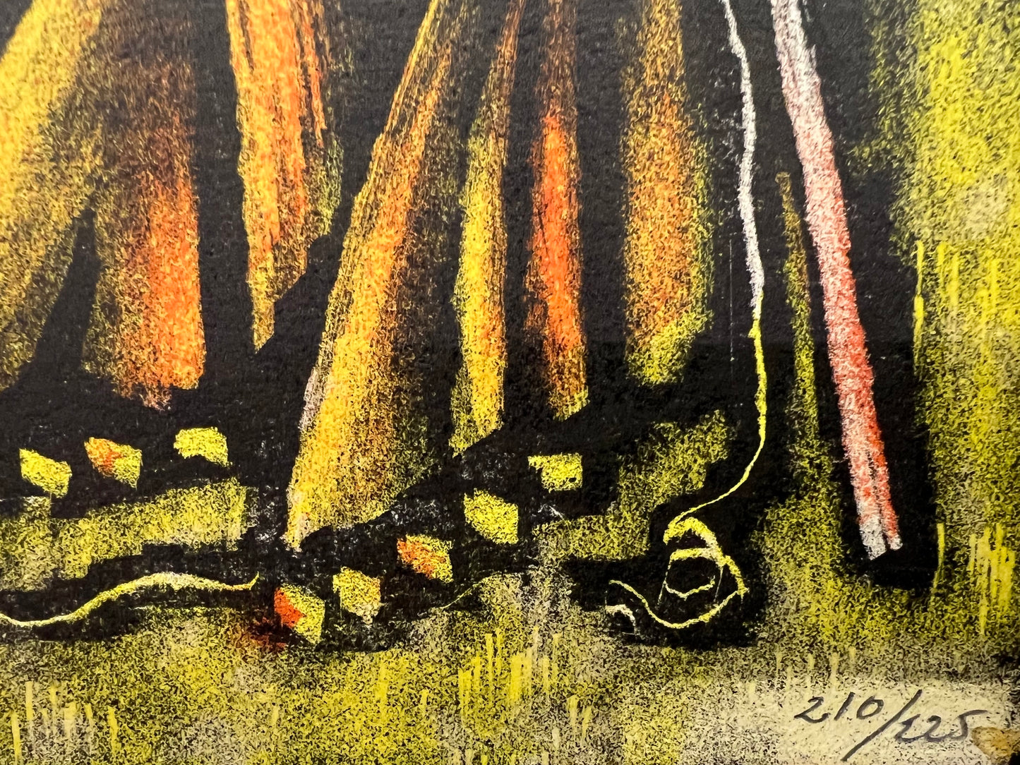 Vytautas Kasiulis | Žvejų tinklai | Litografija, 17x21 (31,5x32,5)