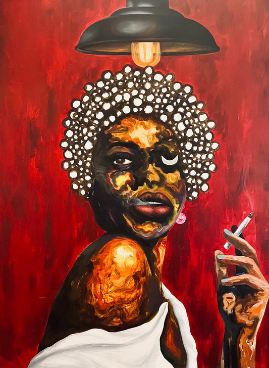 Pabi Daniel | Higher Than the Empire State I, 2025 | Alkrilas, drobė, 112x82.5