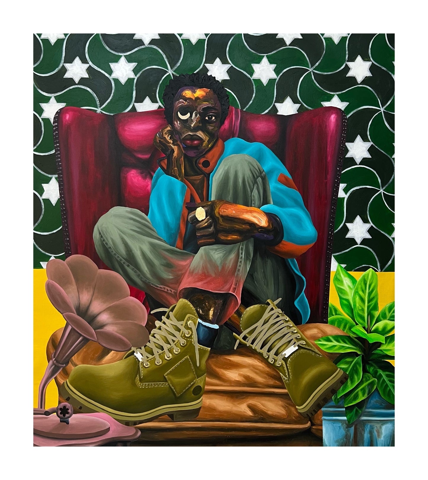 Pabi Daniel | Higher Than the Empire State II, 2025 | Alkrilas, drobė, 126x108.5