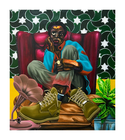 Pabi Daniel | Higher Than the Empire State II, 2025 | Alkrilas, drobė, 126x108.5