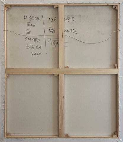 Pabi Daniel | Higher Than the Empire State II, 2025 | Alkrilas, drobė, 126x108.5