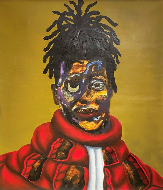 Pabi Daniel | Be pav., 2025 | Akrilas, drobė, 74x61 (74.5x64.5)