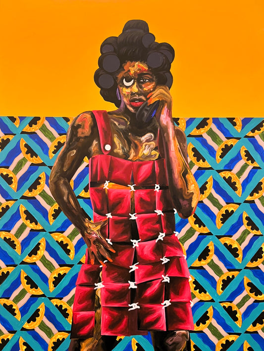 Pabi Daniel | Feeling Styled Up II, 2025 | Akrilas, drobė, 126x96