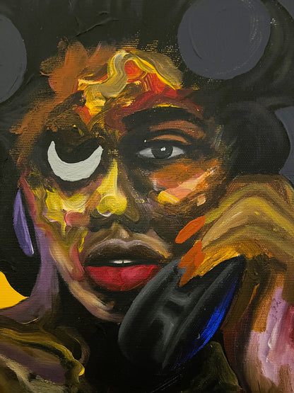 Pabi Daniel | Feeling Styled Up II, 2025 | Acrylic on canvas, 126x96