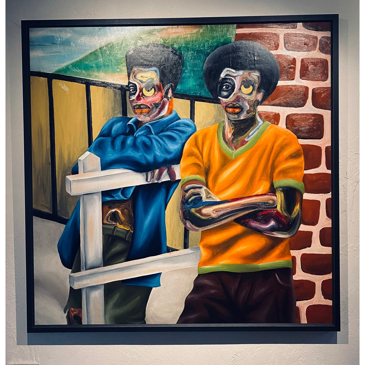 PABI DANIEL (Ghana) | We Have Sprung, 2023 | Acrylic on canvas, 147x147
