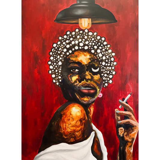 Pabi Daniel | Higher Than the Empire State I, 2025 | Alkrilas, drobė, 112x82.5