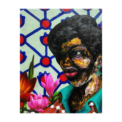 Pabi Daniel | A Taste of Bloom, 2025 | Akrilas, drobė, 61x48
