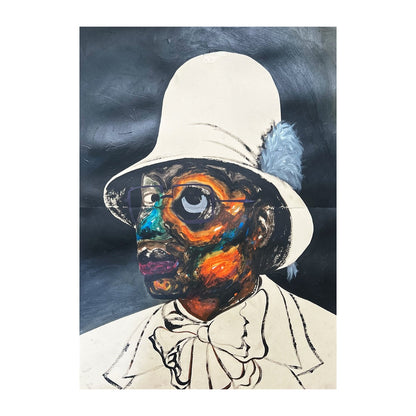 Pabi Daniel | An Image of Billy Porter (Diptych), 2025 | Akrilas, popierius, 58x42 (62,5x45)