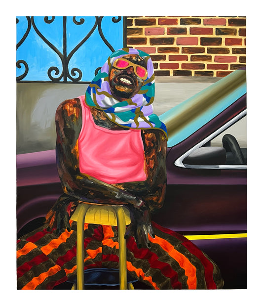 Pabi Daniel | Ankos (We Are All Connected), 2025 | Akrilas, drobė, 128,5x108,5