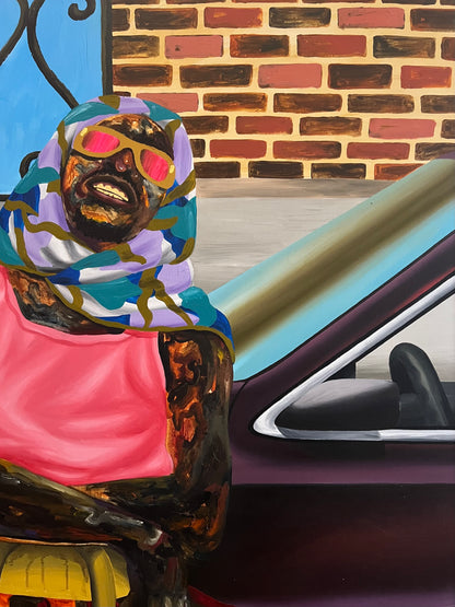 Pabi Daniel | Ankos (We Are All Connected), 2025 | Akrilas, drobė, 128,5x108,5