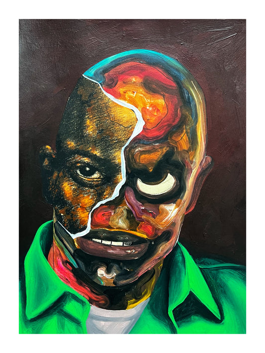 Pabi Daniel | Bring It On II, 2025 | Akrilas, popierius, 42x30 (45x33)