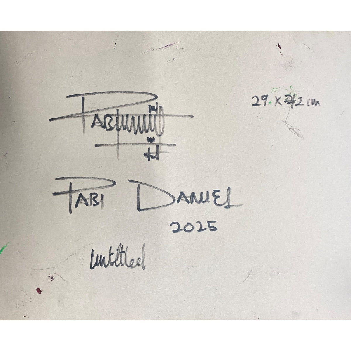 Pabi Daniel | Bring It On II, 2025 | Akrilas, popierius, 42x30 (45x33)