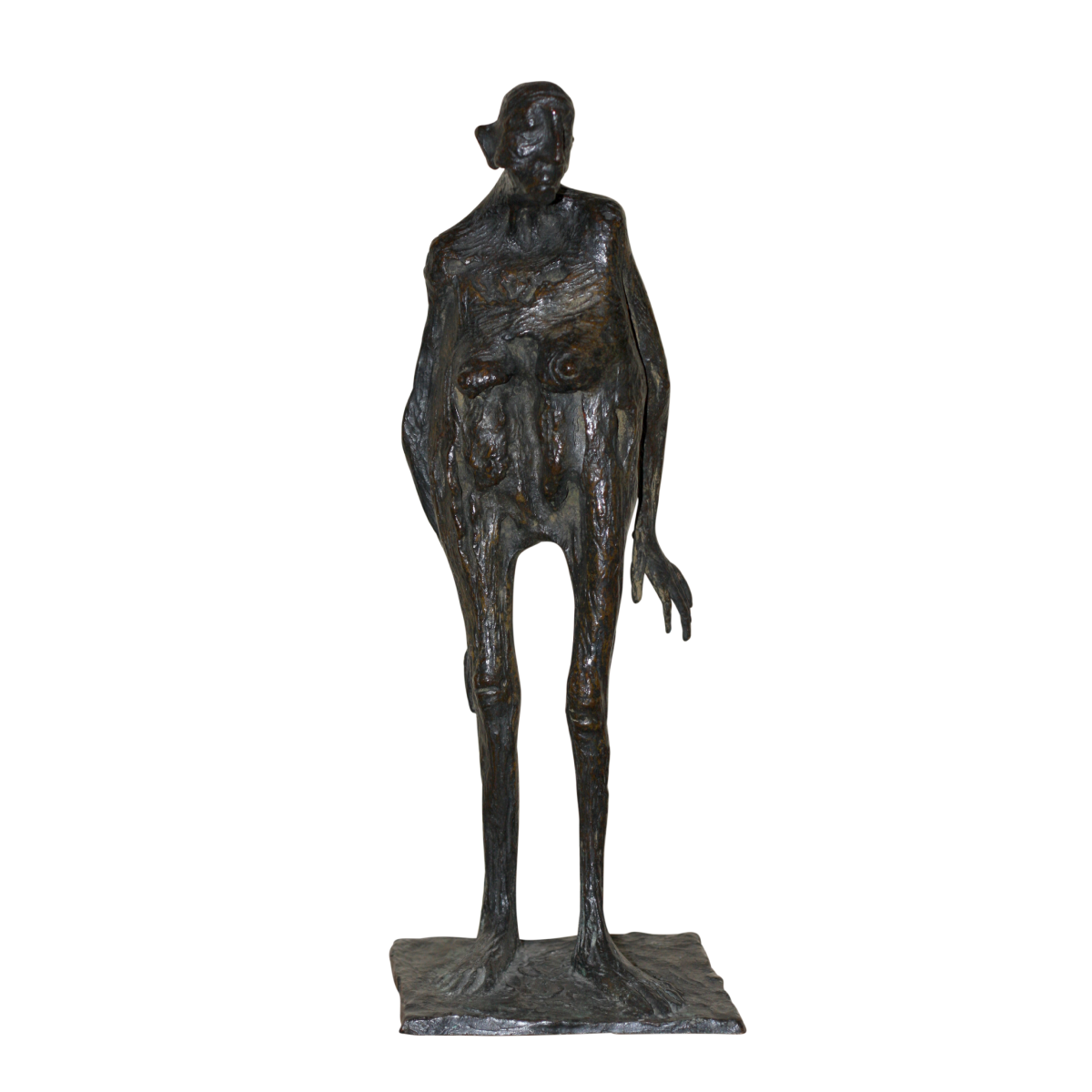 Marc Petit | Moteris (Aurore), 1996 | Bronza, 41x15x14