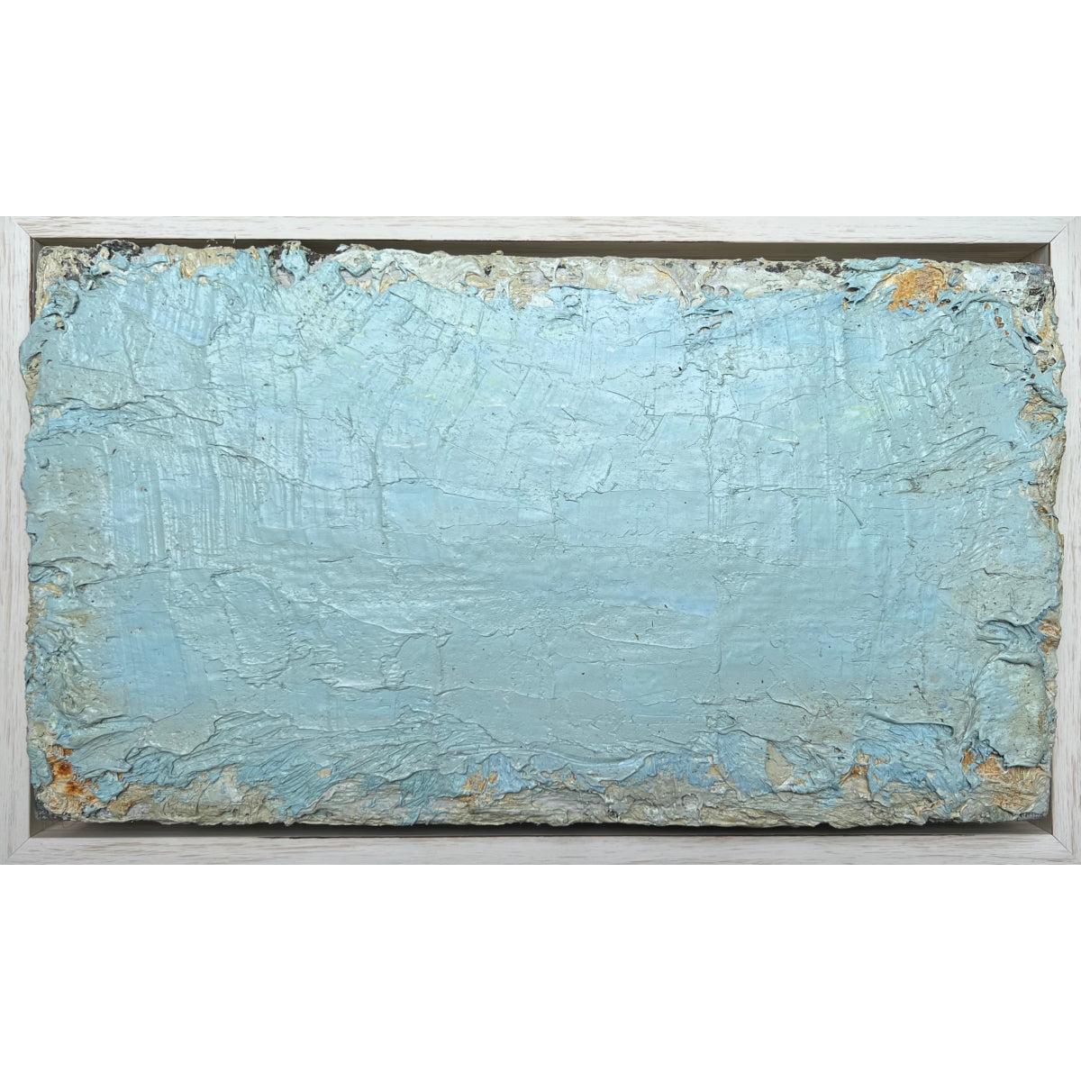 Paulius Šliaupa | Regėjimo lenta, 2015 | Drobė, mišri technika, 19x34 (22,5x37)