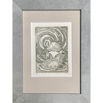 Gražina Didelytė | Ex eroticis Geerth, 1998 | Ofortas, 11/75, 9,5x6,6 (21x16)