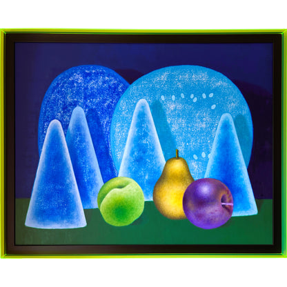 Amanda Baldwin (USA) | Triangle Tetrad, 2021 | Acrylic on canvas, 84x107 (92x114.5)
